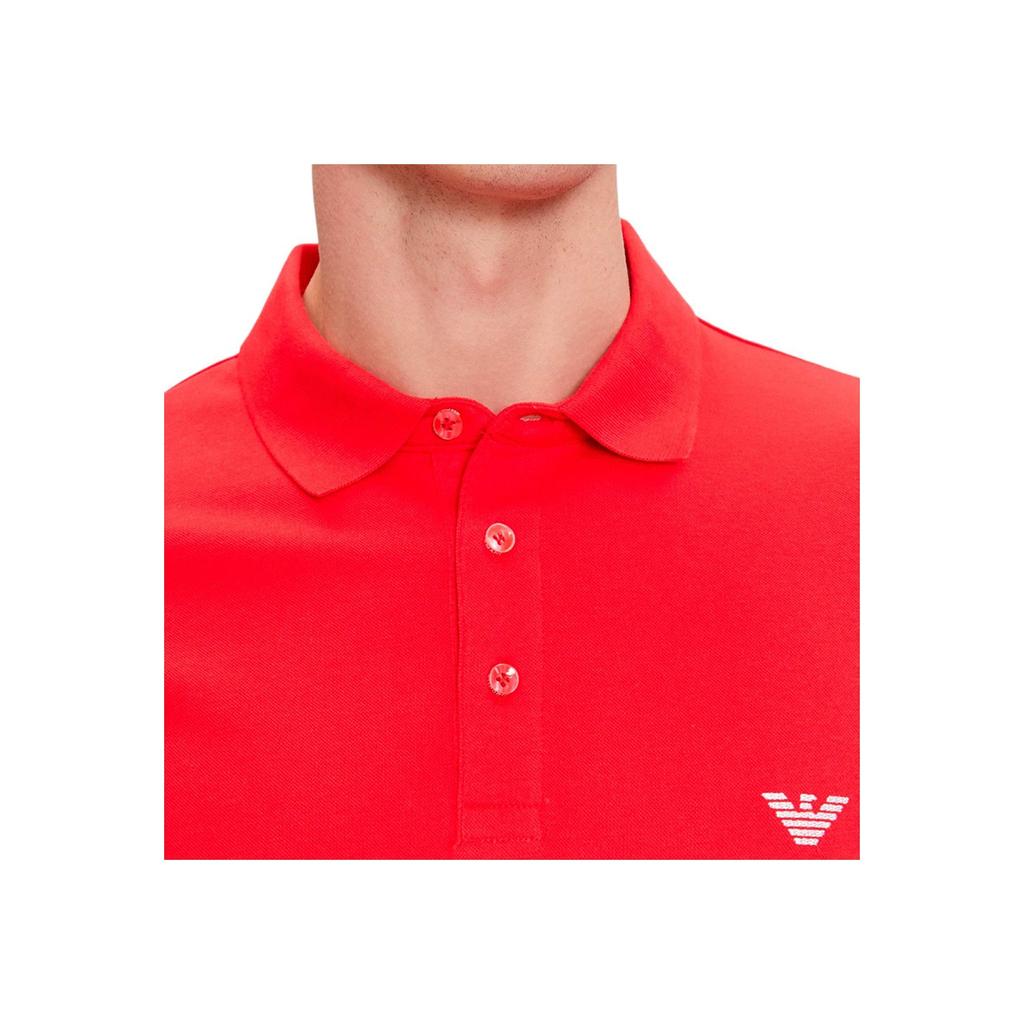 Emporio Armani SS24 Logo Eagle Embroidered Short Sleeve Polo Shirt Men Tops 211804-4R461-00774