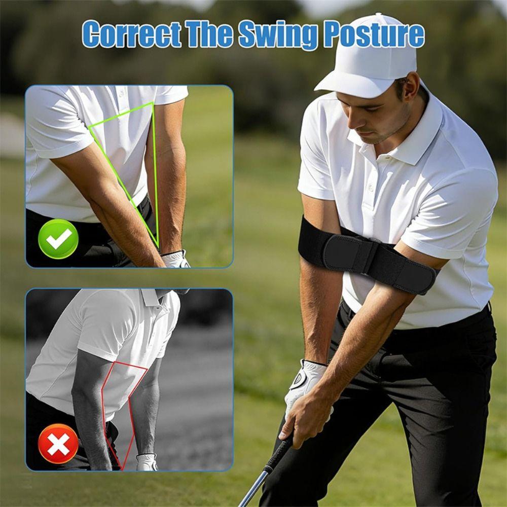 Elastic Golf Swing Training Aid Adjustable Golf Swing Strap  Golf Training Accessories