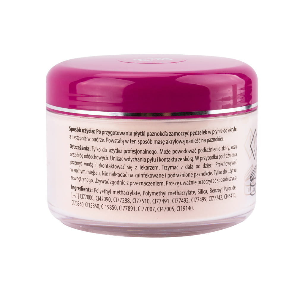 Puder Akrylowy Do Paznokci Allepaznokcie Cover Peach 120 G Nr 6