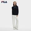 FILA Women's Casual Half-Placket Knitted Sweater