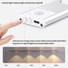 20-50cm Rechargeable LED Bar Light with Motion Sensor 3 Colors Cabinet Light for Wine Closet Kitchen Wardrobe Display Cabinet
