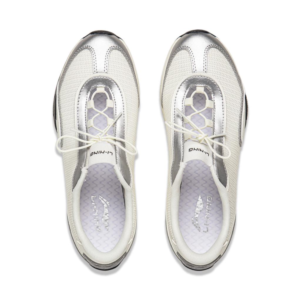 Li Ning Film Cortez Breeze Slip Resistant, Abrasion Resistant, Lightweight Low Top German Army Trainers Women's AGCW214-6