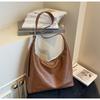 Retro bag women's large-capacity new autumn and winter versatile simple shoulder messenger bag casual tote bag