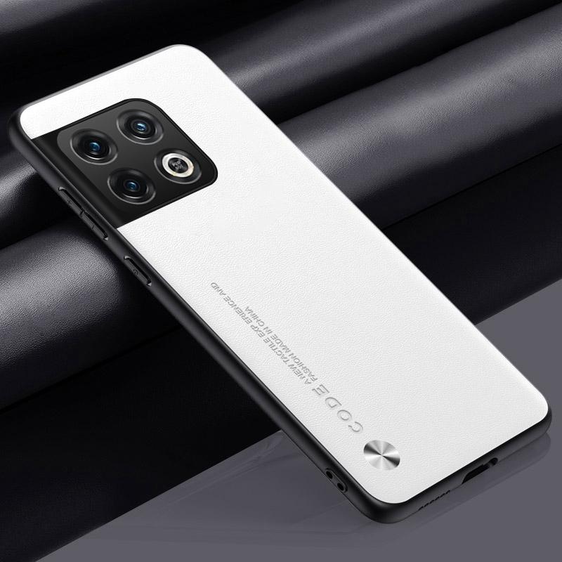 Luxury PU Leather Case For OnePlus 10 Pro 10Pro Back Cover Matte Silicone Full Protection Phone Case For One Plus 10 Pro 5G