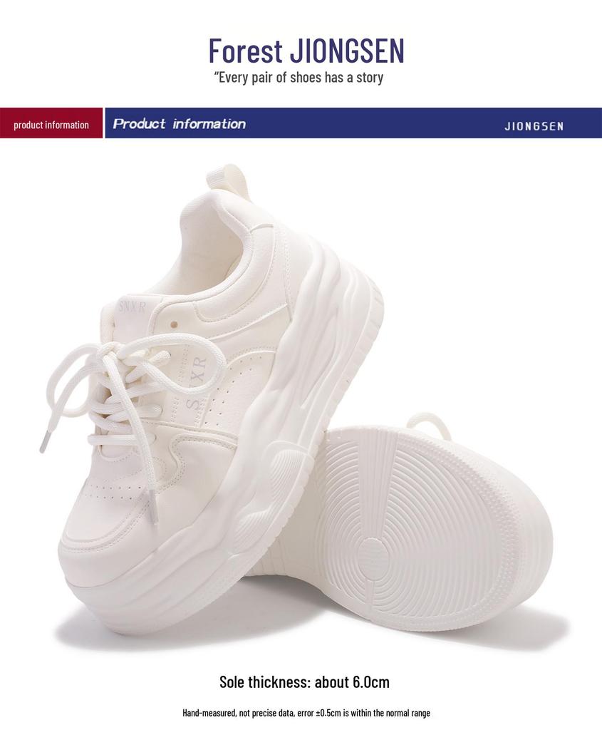 Dámské bílé boty na platformě 2025: Stylové ležérní tenisky zvyšující výšku