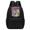 1216-4 Kinder Unisex KATSEYE Bedruckter Rucksack Schüler Schule Wasserdicht Kleine Tasche