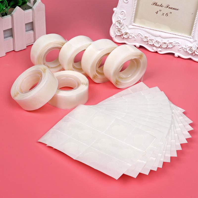 Balloon Glue Dot Stickers: 100 Double-Sided Adhesive Dots for Decoration and Arrangement