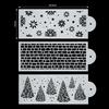Fais DU Cake Decorating Stencils Mold Floral Kitchen Accessories Plastic Spray Baking Mesh Stencil Cake Molds Cookie Fondant