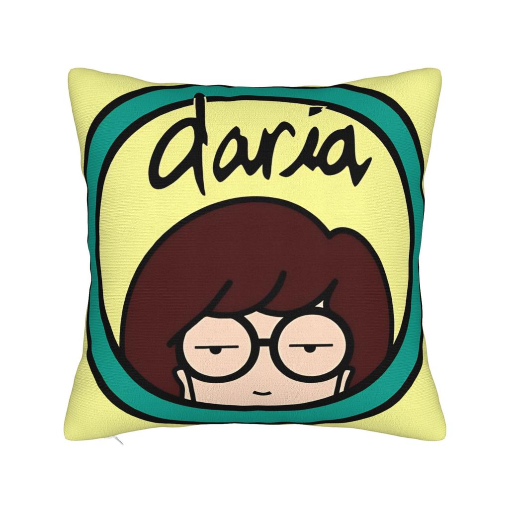 Sick Sad World Pastel Darias 90s MTV Beavis Square Pillow Case  Cushion Covers Customized Decor Pillowcase for Sofa 45x45cm