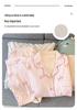 Women's Spring/Summer Pajamas: Long Sleeve & Pants, Loose Fit, Thin, Wrinkled Fabric, Bow & Stripes, Suitable for Outdoors