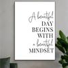 Minimalist Inspirational Quotes Mural for Office Decor