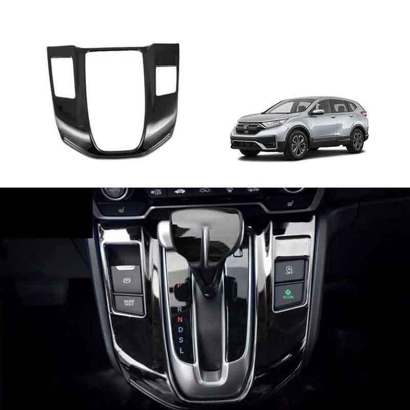 For Honda CRV CR-V 2017-2022 Gloss Black Central Console Gear Shift Panel Trim