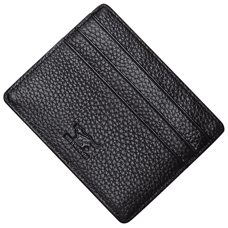 

Кошелек-кардхолдер из натуральной кожи Seven Wolves