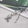 Compatible Silver White Diamond Style Chain Bracelet for Apple Watch Series 9 to 4