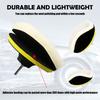 GKmow Car Polisher Buffer Drill Polishing Pad Set 4.95" Imitation Wool Fiber Polishing