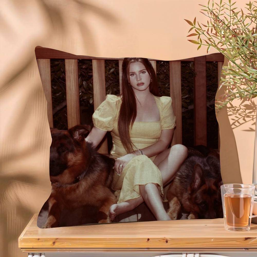 Lana Del Rey Hot Music Pillow Cushion Cover Pillowcase Living Room Sofa Home Decor Customized