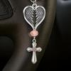 Communion Ceremony Pendant Baptism Rosary Catholic Mini Angel Wings Beads