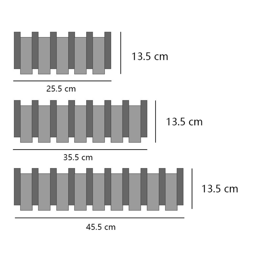 Wall Mounted Wood Coat Racks Piano Key Shaped Hats Organizer Creative Clothes Hook Keys