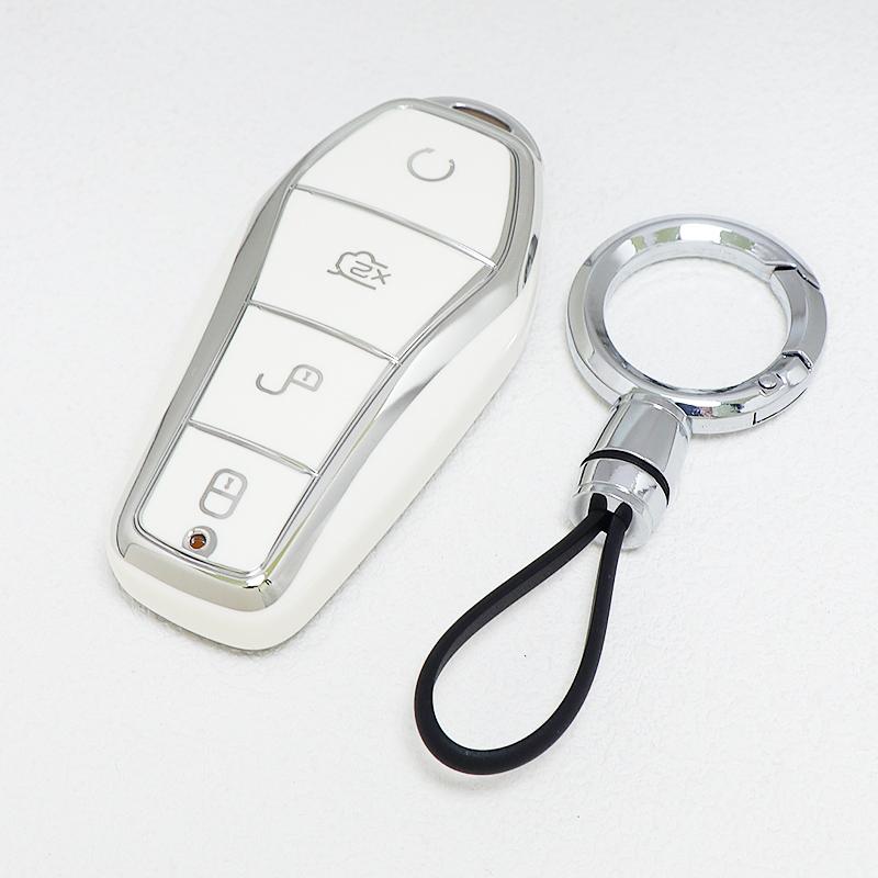 For Byd Song Pro Max Yuan Dolphin E2 Han Ev Tang Dm Qin Plus Car Key Cover Case Holder Shell Protector Auto Keyless Accessories