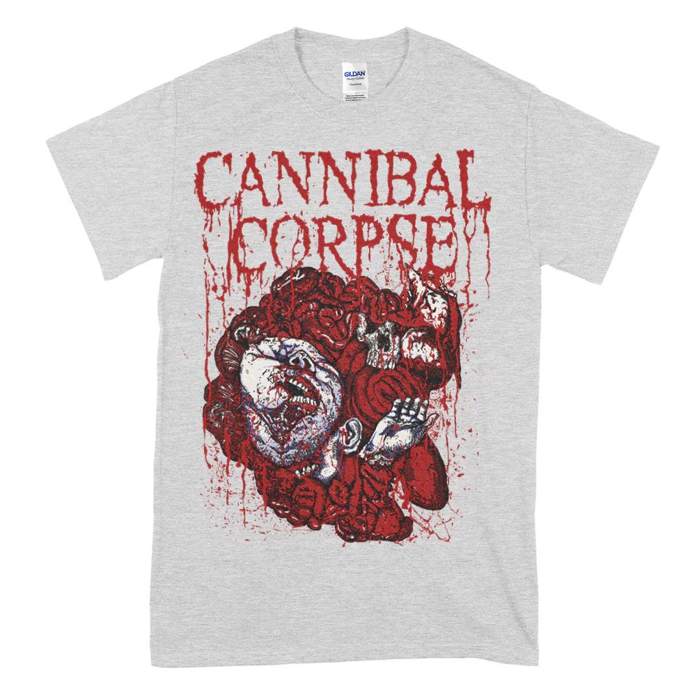 

Європейська Американська Футболка Гурту Cannibal Corpse Чоловіча Оверсайз Вуличний Стиль Коротким Рукавом Щільна Бавовна Висока Якість Вільна Сорочка Бавовняний Чоловічий Жіночий Одяг M слонова кістка