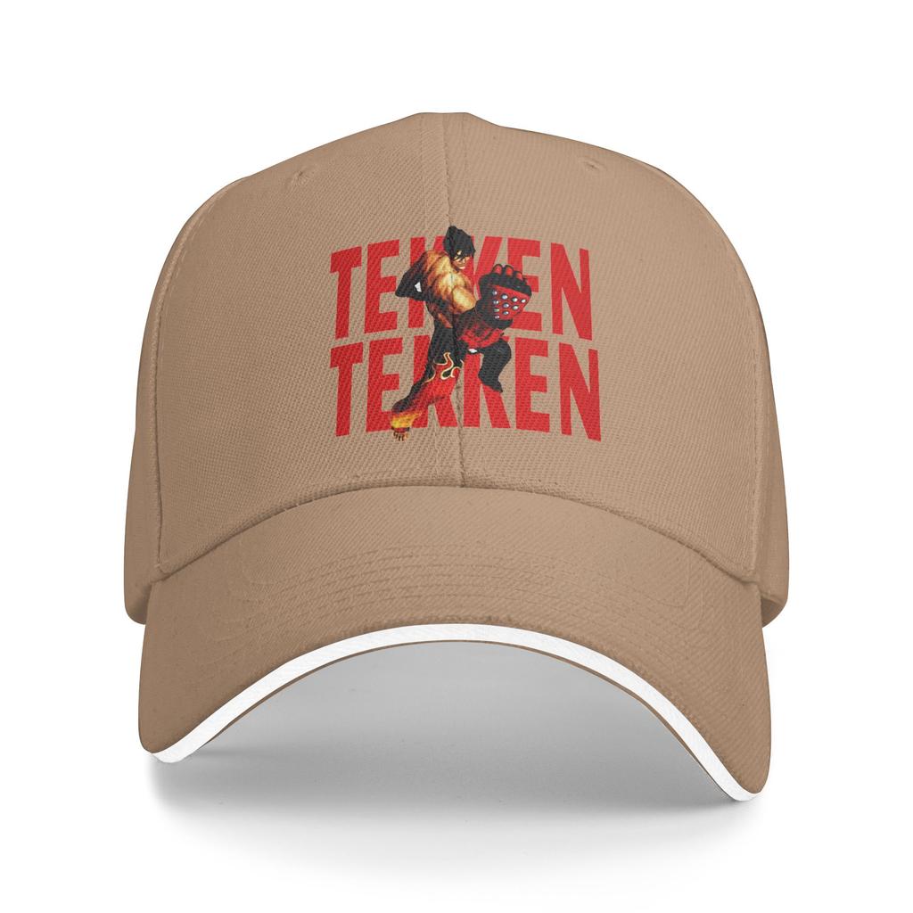 Tekken Japanisches Spiel Baseballkappe Streetwear Truckerhut Sommer Unisex Herren Tennis Skate Baseballkappen