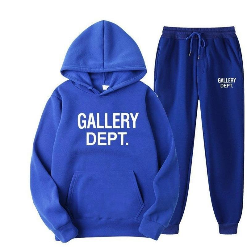 

GALLERY GREY CENTER Printed Hoodie Set Men s Velvet S синій