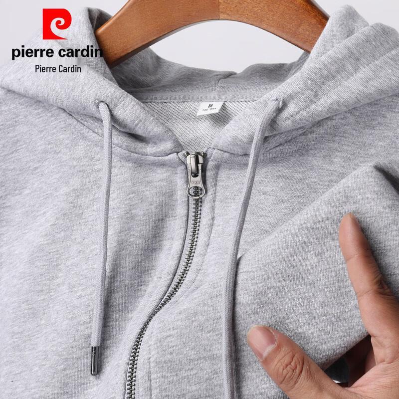 Pierre Cardin Men's Hooded Zip-Up Sweatshirt