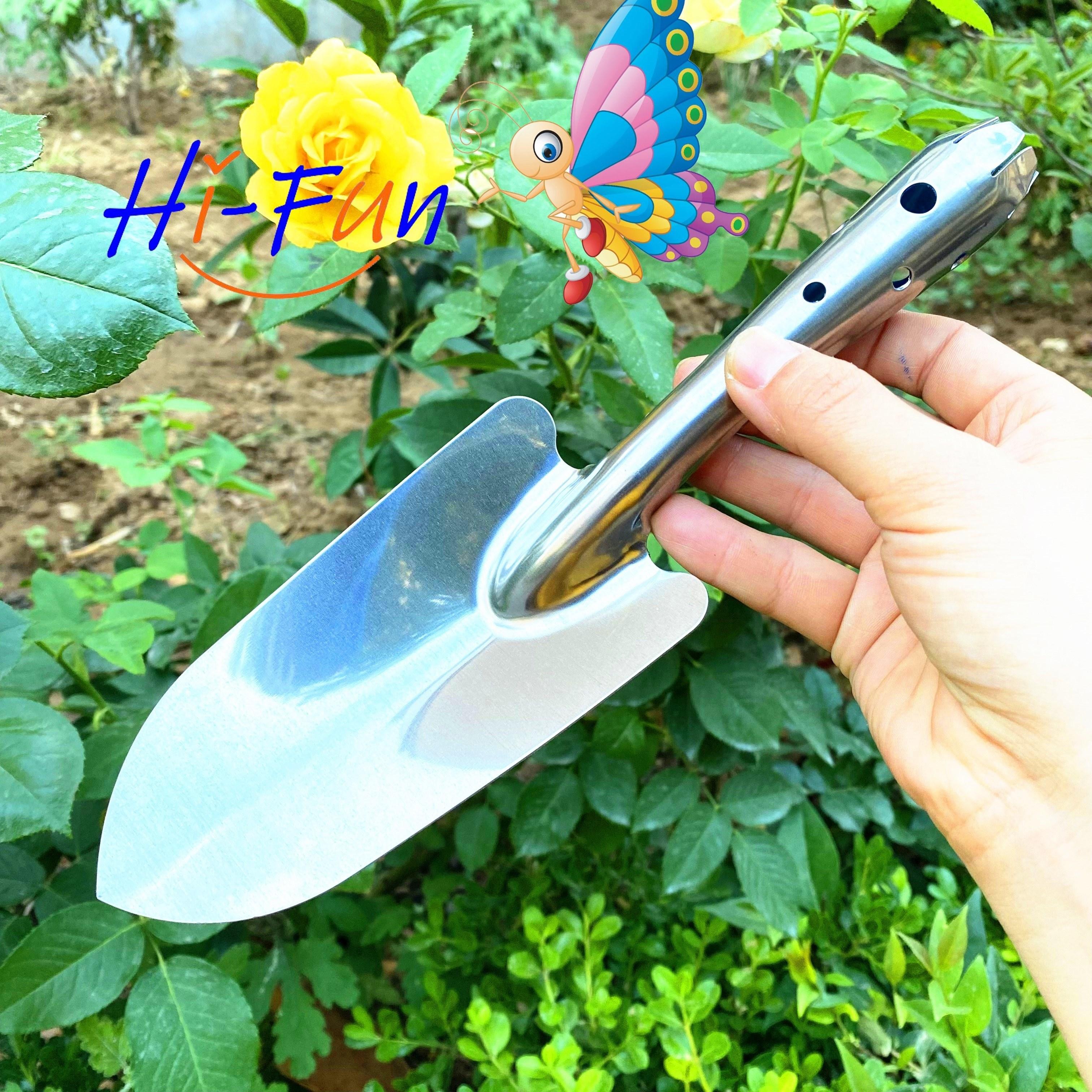 

1 шт., утолщенная интегрированная формовка из нержавеющей стали, сверхпрочная садовая лопата из нержавеющей стали, садовая лопата Stainless Steel