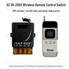 220V 30A Wireless Remote Control Switch for Water Pump, Motor, Range Hood, Exhaust Fan, and Sprayer.