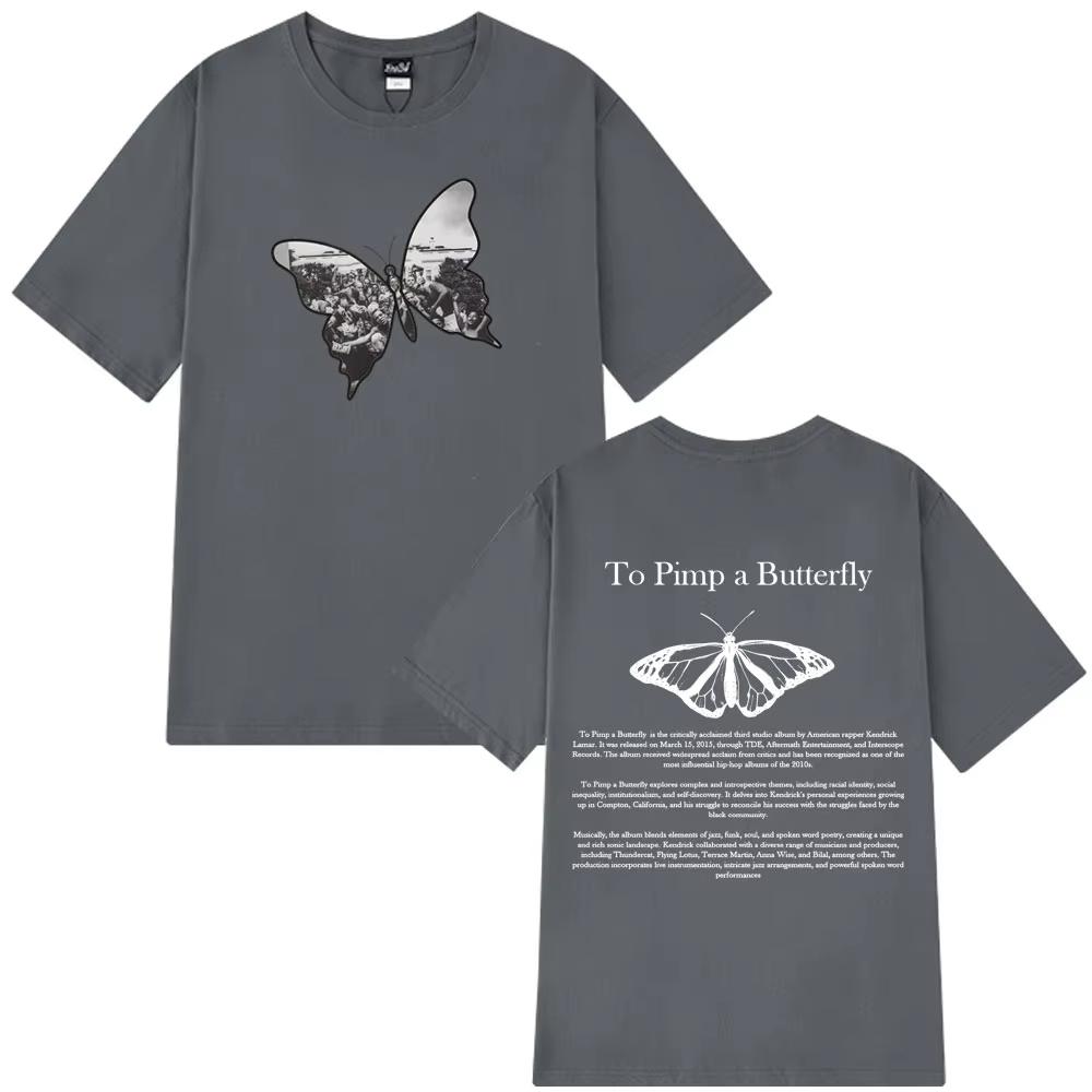 

Kendrick Lamar To Pimp A Butterfly Harajuku T Shirt Man s Woman Fashion T-shirts Summer Short-sleeved Casual T-shirts Streetwear M