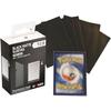Card Protector - Konix - 100 Sleeves - Matte Sleeves 66 X 91 Mm for Competition - Magic The Gathering, Pokémon - Black