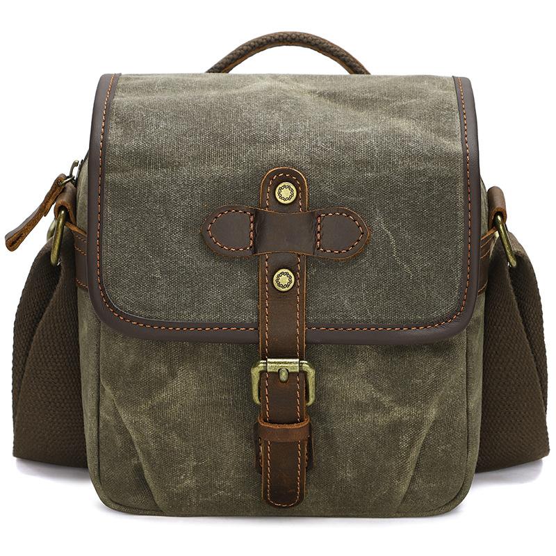 

Canvas Shoulder Camera Bag DSLR Digital Bag Photography Bag Going Out Casual Lens Bag Wear-resistant Messenger Bag