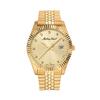 Mathy II Stainless Steel Crystal Accents Gold Tone Dial Quartz H710PDI Men's Watch