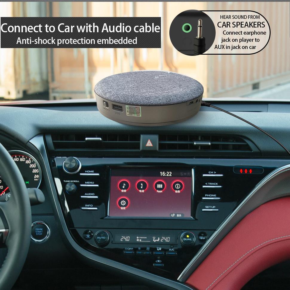 Portable Bluetooth Music Player Small Multi-Functional DVD/CD Player Rechargeable Audio Player