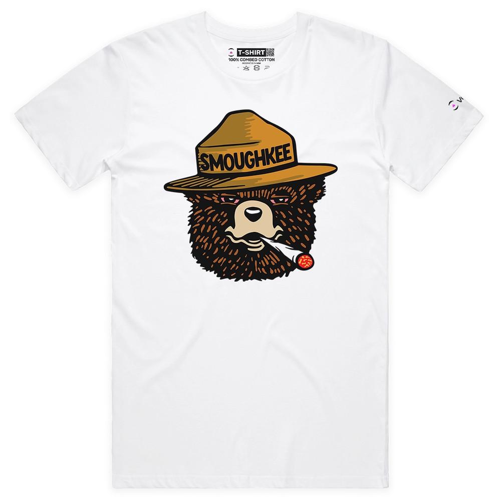 VOICEART The Wildfire Bear Ranger Funny Animals Premium Graphic T-Shirt 3XL