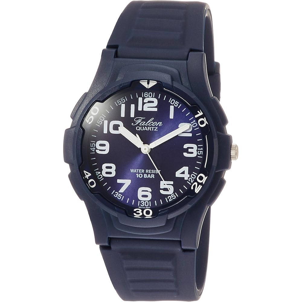 Citizen Q&Q Analog Watch 10 ATM Water Resistant Rubber Strap Men s Navy