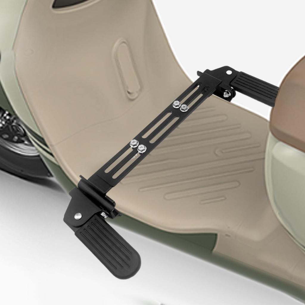 Bike Front Footrest Foot Rest Easy Installation Universal Accessories Retractable Sturdy