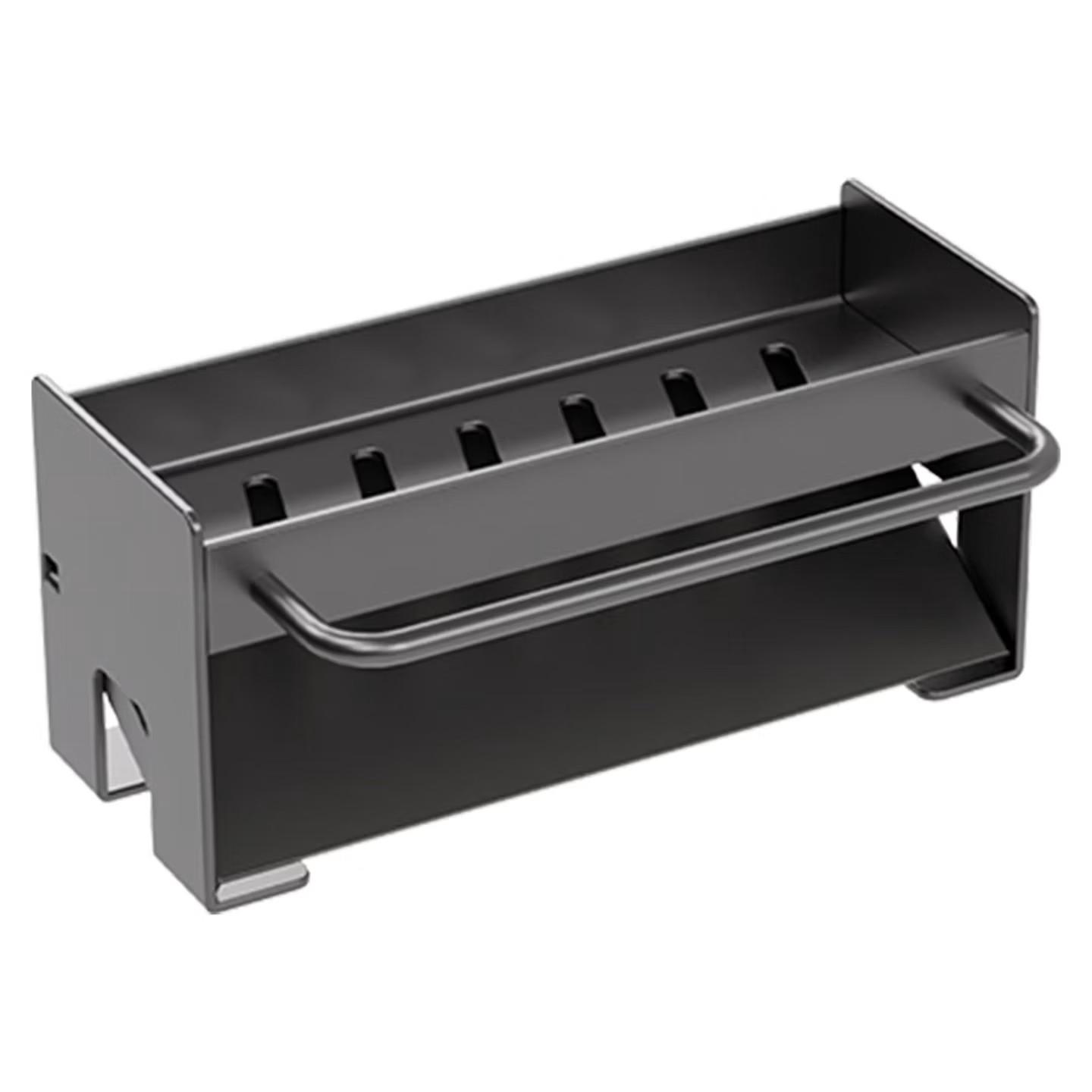 

Jingdong Jingzao Kitchen Storage Rack, Dish Cloth Rack, Draining Rack, Countertop Wall-Mounted Sink Dish Cloth Sponge Storage Rack сірий