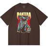 T-shirt Heavy Metal 100% Cotone 230 Gsm Stampa Band Rock Musica Popolare Unisex T-shirt Pesante in Cotone