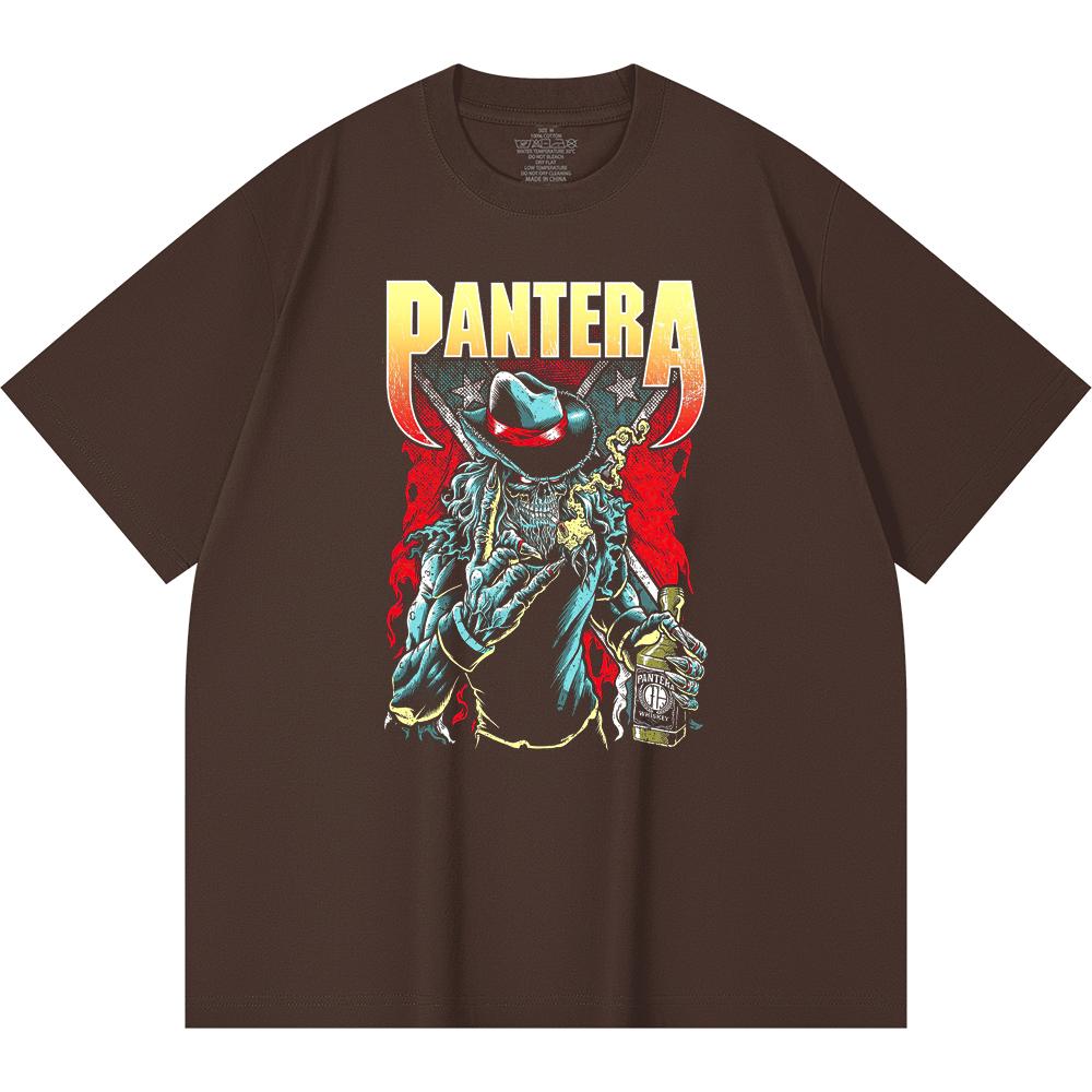 T-shirt Heavy Metal 100% Cotone 230 Gsm Stampa Band Rock Musica Popolare Unisex T-shirt Pesante in Cotone