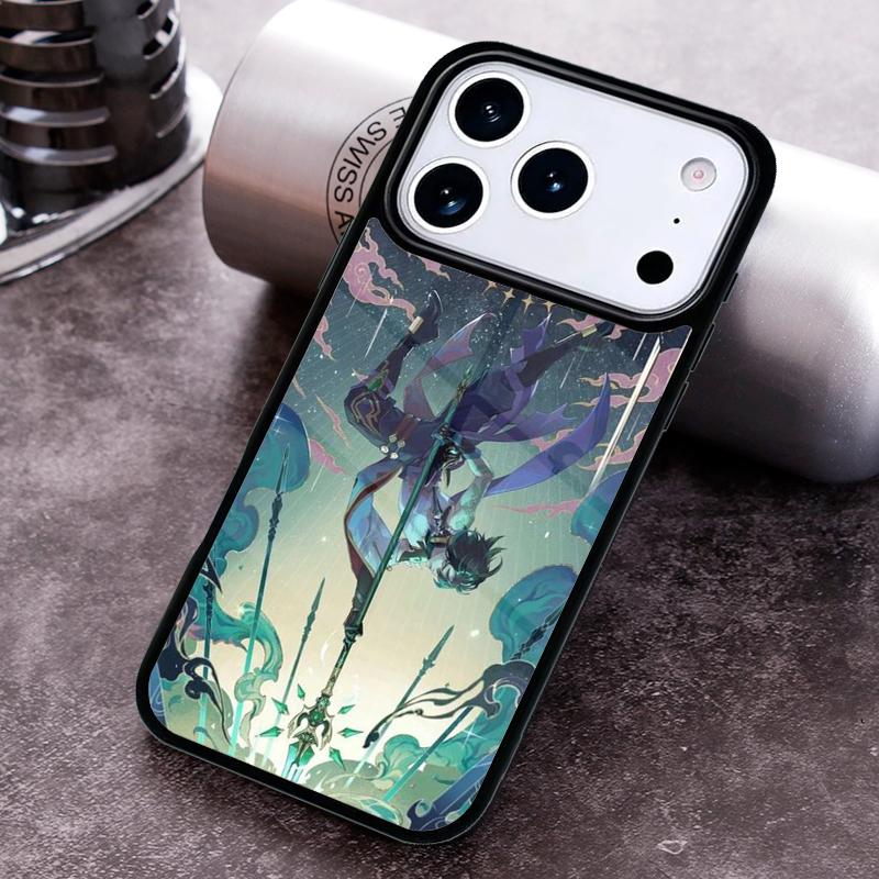 genshin impact Xiao Phone Case for iPhone 17 16 15 Pro Max Air 14 13 12 11 Plus Shockproof Cover