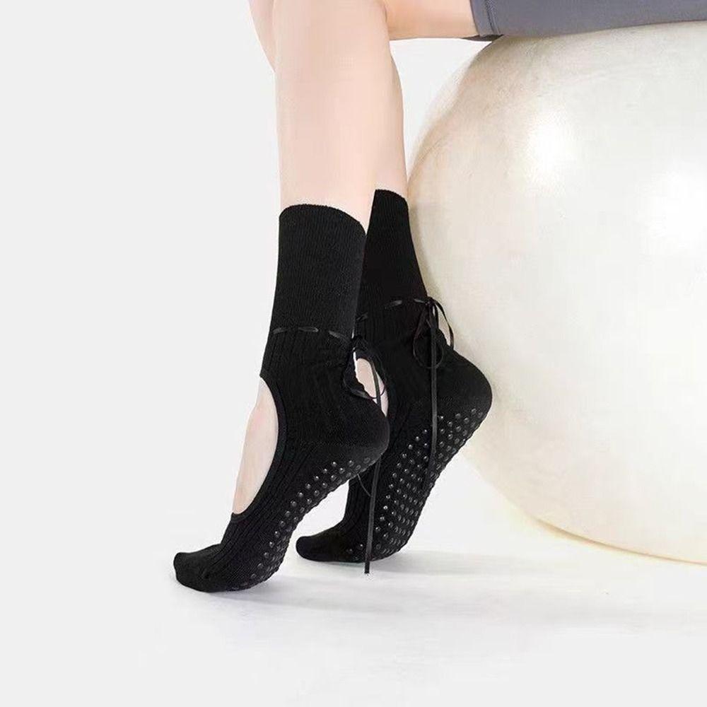 Breathable Pilates Socks Harajuku Street Mid Tube Socks New Yoga Socks