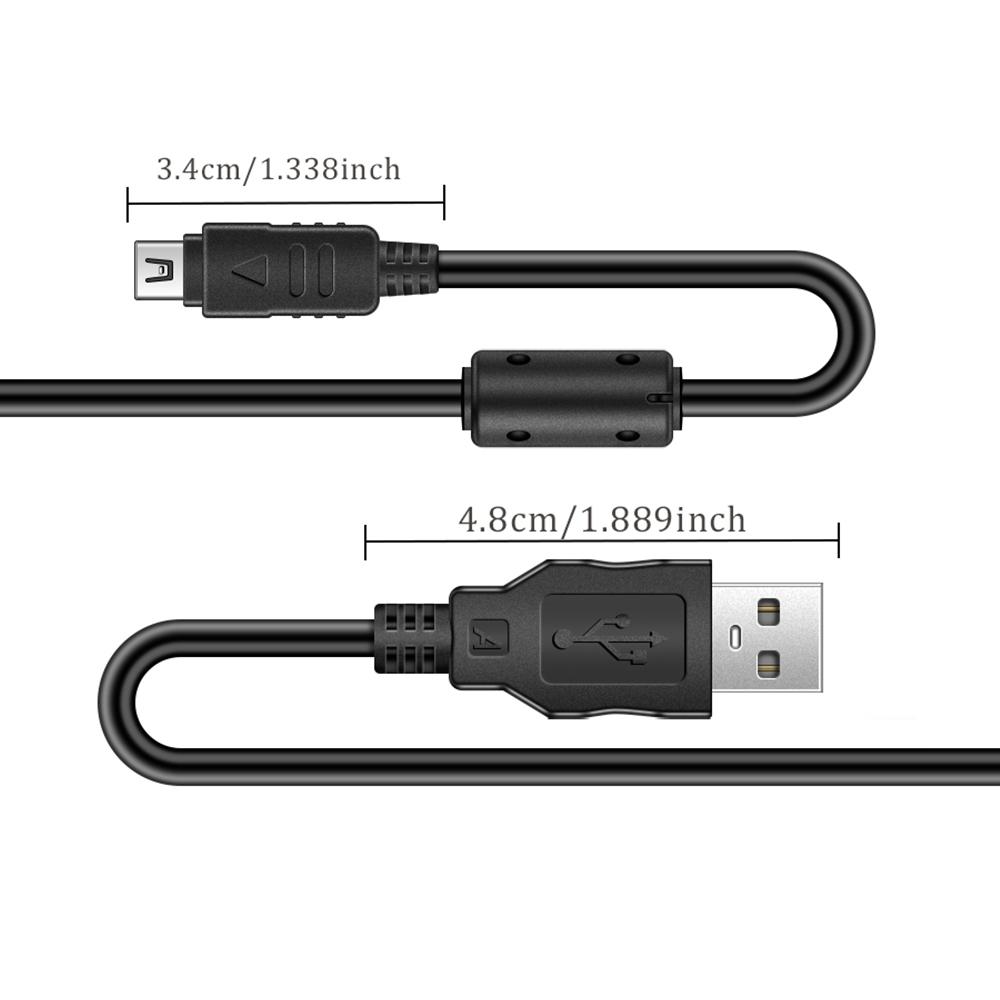 For Olympus Camera USB Data Cord CB-USB5 CB-USB6 12Pin Cable E-PL3 E450 E400 SZ-14 U1070 SZ-31MR OM-D E-M5 TG-1 Camera Cable