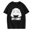 Y2k Shirt Anya Forger spy x family Anime T Shirt Kawaii Cartoon Mens/Women Tops Harajuku Unisex Fashion Streetwear Manga Tshirt