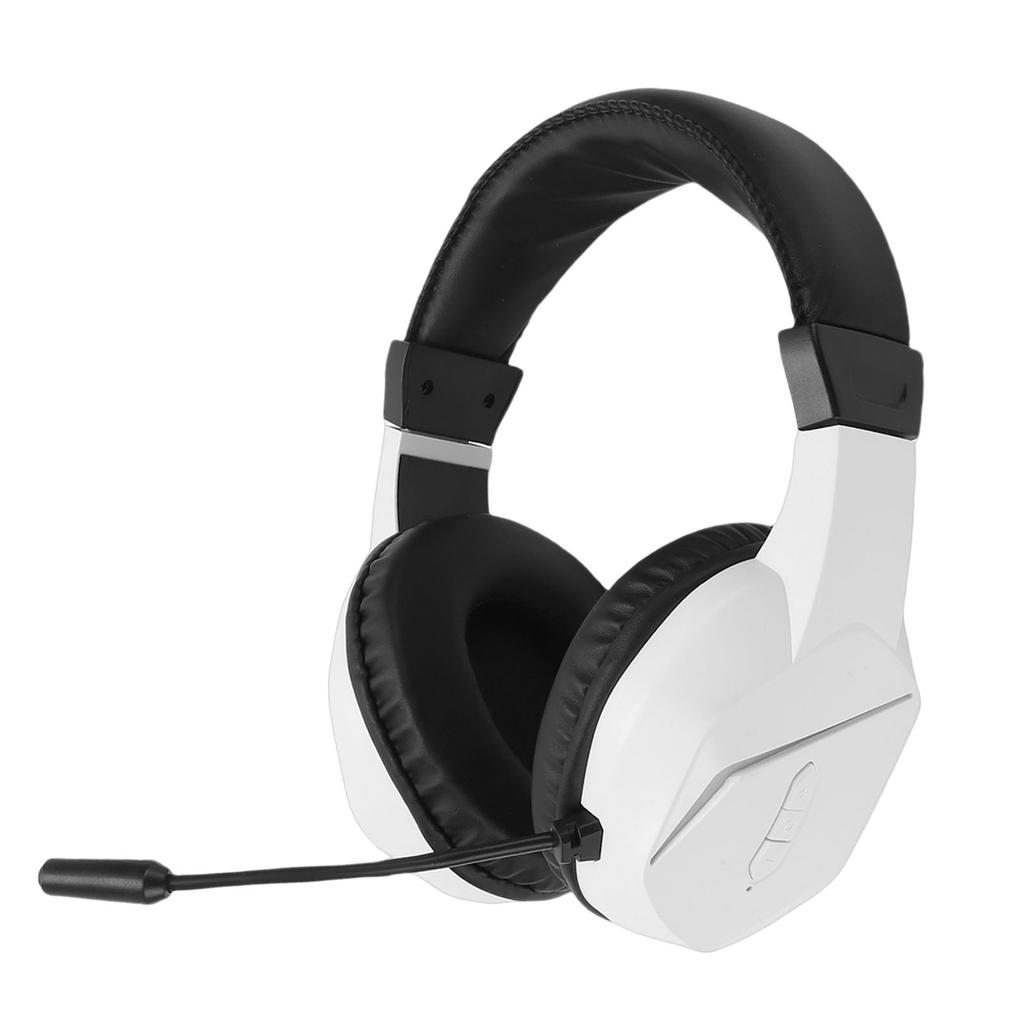 Wireless Gaming Headset 2.4G Bluetooth 5.4 RGB Light Wireless Gaming Headphone with Noise Canceling Mic for PC Computer