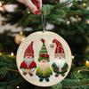 Christmas Gnomes Embroidery Kits for Beginners Gnomes Embroidery Kit with Pattern and Instruction Embroidery Hoop Xmas Cross Kit