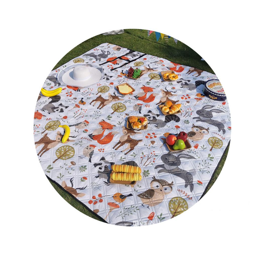 Oxford Cloth With Multiple Patterns Light And Comfortable Picnic Cloth Camping Mat Outdoor Beach Mat