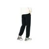 Anta Comfortable Simple Solid Color Drawstring Knitted Sports Pants Men Bottoms Basic-Black 152448307-2