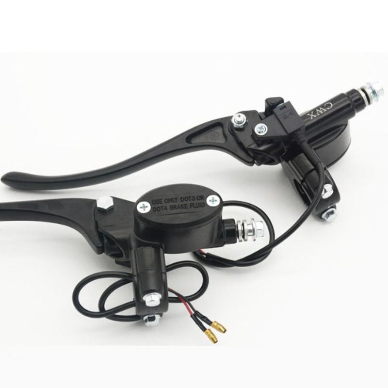 High Quality Black Electric Disc Brake Aluminum Alloy Universal Oil Brake 4 Styles Brake Pumps