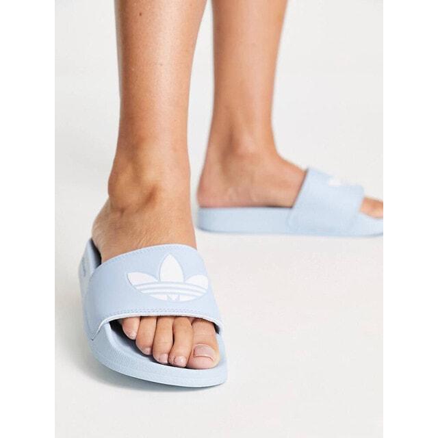 

Светло-голубые шлепанцы adidas Originals Adilette lite